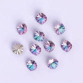 Millennium Series Round Square Shape Vitrail Light Glass Pointed Back Fancy Rhinestones WholesaleRhinestone